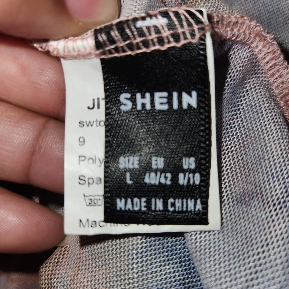 Shein long sleeve sheer top - Picture 5 of 5